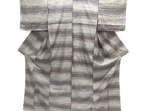 大特価品　本泥残糸織着物